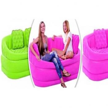 Flocked Inflatable Sofa PoP Lounge
